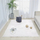 Tapet Dense Soft Plush Shaggy Rug, 60x120 cm, push 3.5 cm, i bardhë