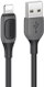 Kabllo Lightning Usams US-SJ595 Jelly Series, 1m, 2.4A, gri