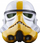 Helmë koleksionare Hasbro Star Wars The Black Series Artillery Stormtrooper, elektronike, për të rritur, e bardhë me të verdhë