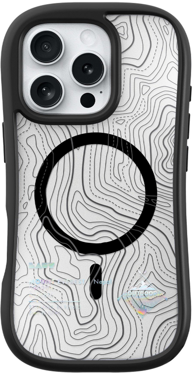 Mbrojtëse telefoni Laut Pop Adventure, për iPhone 16 Pro, MagSafe, e zezë