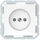 Prizë muri Socket RP16-001-22 QR1000, e bardhë