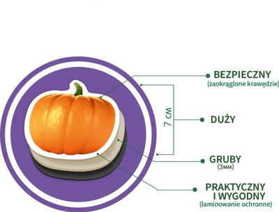 Set magnetësh edukativ Fruits and Vegetables, 50 copë, shumengjyrësh