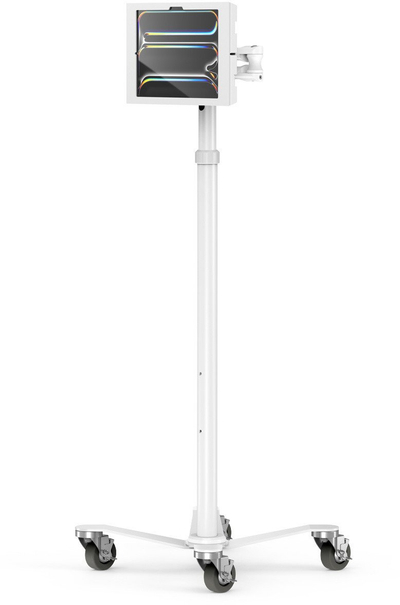 Karrocë mobile për iPad Compulocks Apex Rolling Cart Rise Freedom Extended, për iPad Pro M4 M5 13", e bardhë