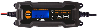Karikues baterie Rectifier, 6V 12V, 5A, ekran LCD