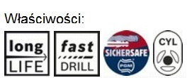 Stërvitje multifunksionale Bosch 6.5mm 150mm, cilindrike