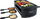 Raclette Steba RC 6 Bake &amp; Grill, 6 tavëza, pllaka alumini, e zezë