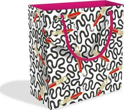 Кеса за подарок Museums and Galleries Lipstick Wiggle, мала, декоративна, повеќебојна