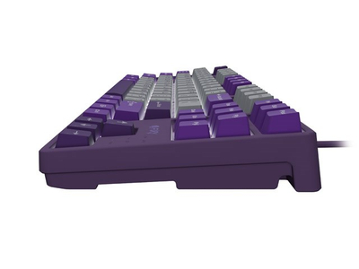 Tastierë mekanike gaming Fury Kanabo K2 TKL, me kabllo, drita RGB, gri vjollcë