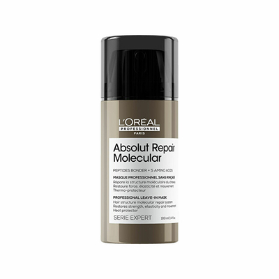 Maskë rigjeneruese për flokë të dëmtuar L’Oréal Professionnel Absolut Repair Molecular, 100 ml