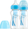 Set biberonash për kalamaj Dr. Browns, 270 ml, 2 copë, blu