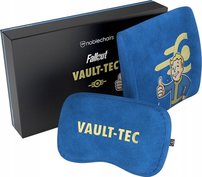 Set jastëkësh gaming noblechairs Fallout Vault Tec Edition, memory foam, dizajn Fallout, me shumë ngjyra
