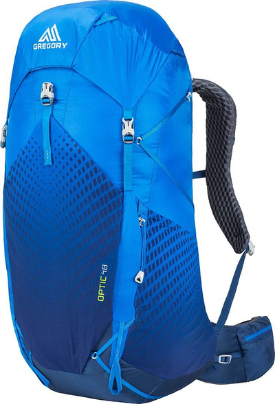 Çantë shpine Optic 48 L, e kaltër
