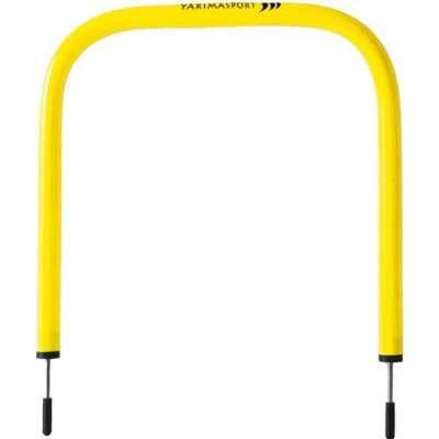 Shtyllë mbështetëse Yakima Bow, 63 cm, për ambiente të jashtme, e verdhë