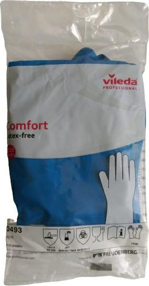 Dorëza amvisërie nitrili Vileda, madhësia 10", të kaltra