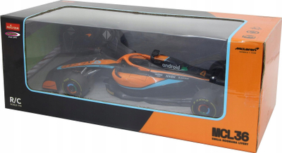 Makinë lodër me telekomandë Jamara McLaren MCL36, shkallë 1:18, 2.4 GHz, portokalli
