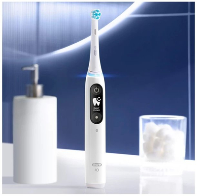 Furçë dhëmbësh elektrike Oral-B iO6, magnetike, me inteligjencë artificiale, e bardhë