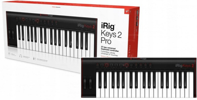 Tastierë MIDI IK Multimedia iRig Keys 2 Pro, 37 tecla, USB, e zezë