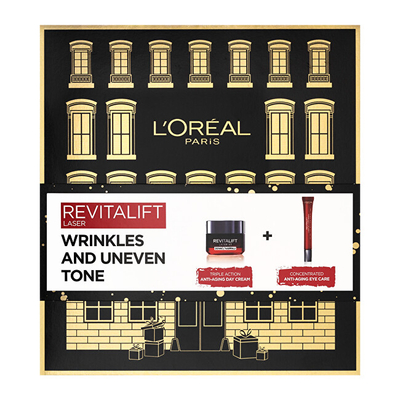 Set L´Oréal Paris - Krem i lëkurës Revitalift Laser X3 50 ml + Krem për fytyrëtë Revitalift Laser X3 15 ml