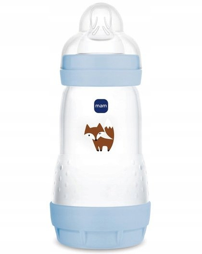 Biberon MAM Anti Kolik, 260 ml, 2m+, blu