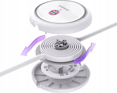 Kabllo karikues Baseus Bayern Edition, USB C në USB C, 100W, 1m, e bardhë