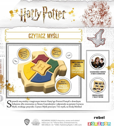 Lodër interaktive Harry Potter Mind Reader Rebel, lojë mendore, shumëngjyrëshe