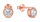 Set aksesorё Brilio Silver SET220R, vathё + qafore