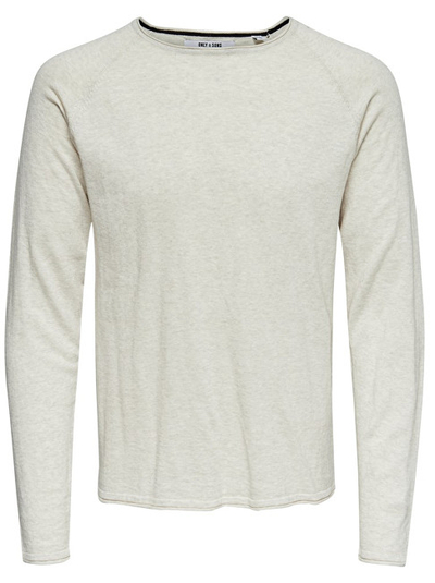 Triko Only & Sons Raglan, e bardhë L