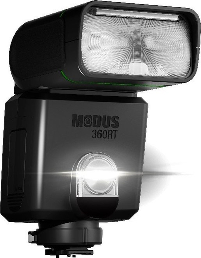 Blic fotografik Hahnel Modus 360RT për Fuji, i zi