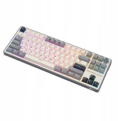 Tastierë mekanike RK Royal Kludge RK R87Pro, 88 taste, RGB, me kabllo, me keycaps PBT, e zezë