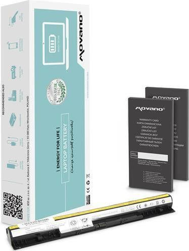 Батерија за лаптоп Movano Lenovo IdeaPad G500s G510s Z710, 2200mAh, Li Ion, црна