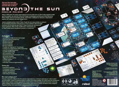 Lojë tavoline Rebel Beyond the Sun, strategjike, edicioni polak, shumengjyrëshe