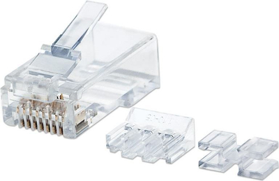 Konektor rrjeti Intellinet 790666, RJ45 8P8C, Cat6A UTP, 80 copë