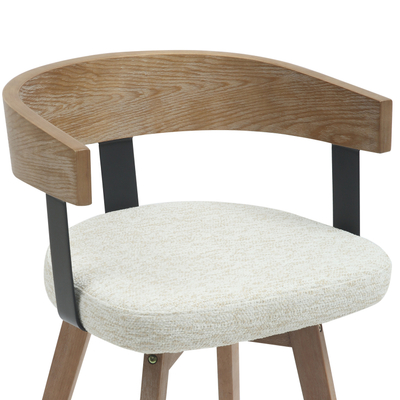 Stol rrotullues Lani 52,5x50,5x88Hcm (HM9988.01)