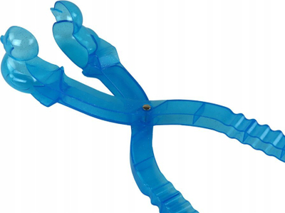Formë bore Leantoys Duck, për topa bore, plastike, blu