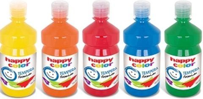 Bojë tempera Happy Color Premium, 300 ml, ngjyrë argjendi