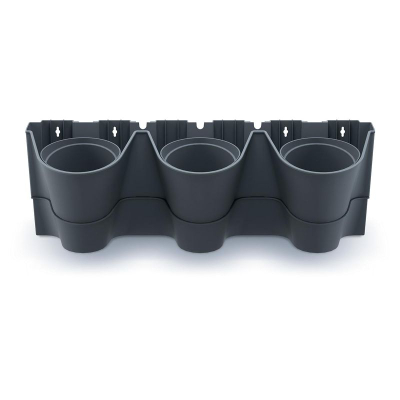 Kopsht vertikal muri Prosperplast CASCADE WALL, me sistem ujitje, plastik, antracit