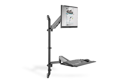 Mbajtëse muri për monitor Digitus DA-90372, 17"-32", VESA, gri