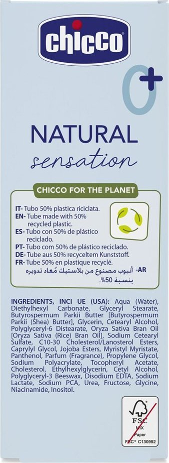 Krem fytyre Chicco Natural Sensation, për bebe, 50ml