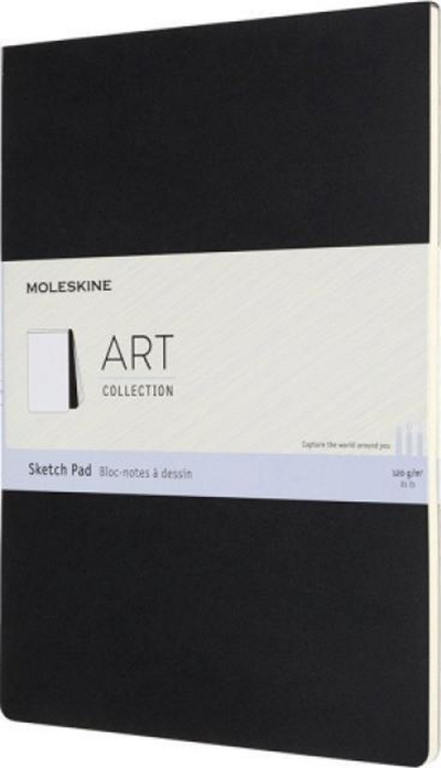 Fletore për skicim Moleskine, 21 x 29.7 cm, 48 fletë, e zezë