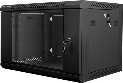 Kabinet për server Lanberg WF01-6406-10B, 19", i zi