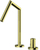 Rubinet lavamani AVOLA Brushed Gold, 2 vrima, për banjo, ngjyrë ari e furçuar
