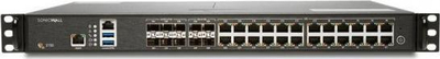 Firewall SonicWall High Availability Security Appliance, за висока достапност, за монтажа во рак-ормар, за бизнис, црн