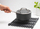 Mbështetëse lavamani Brabantia Silicone Sink Mat 302589, silikon, e gri e errët