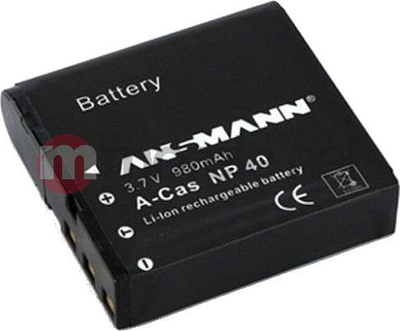 Bateri Ansmann A-Cas NP-40, Li-Ion, 980 mAh, 3.7V