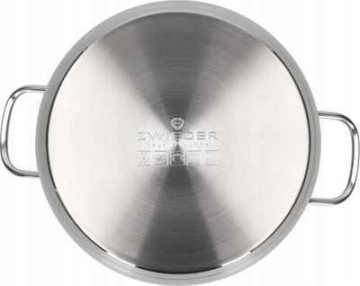Set tenxheresh Zwieger Rocca, 8 pjesë, çelik inox, me kapakë xhami