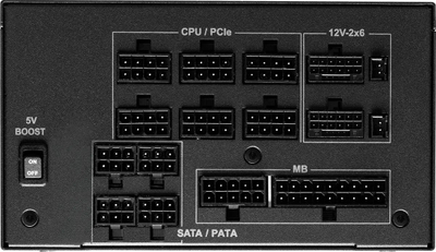 Adapter kompjutri Asrock 90-UXP130-GFEAAB, i vogël, i zi