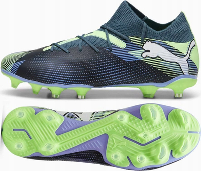 Këpucë futbolli Puma Future 7 Match FG AG 107931 03, për meshkuj, e kaltër