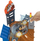 Set loje Hot Wheels Monster Trucks Arena Smashers Tiger Shark Challenge, playset me kamion, shumëngjyrësh