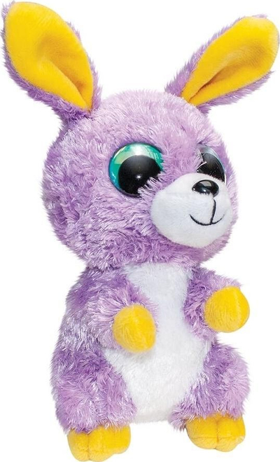 Lodër pelushi Lumo Stars Bunny Lila, 15cm, lepurush klasik, vjollcë