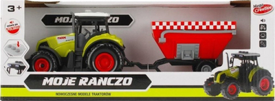 Lodër traktor me aksesorë Mega Creative My Ranch 487466, me efekte zanore, shumëngjyrëshe